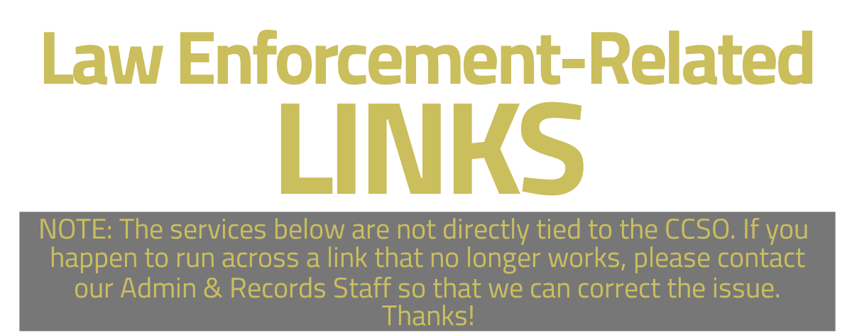 Links related to law enforcement