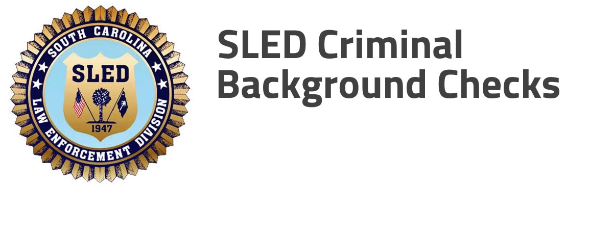 How to get a criminal background check from SLED